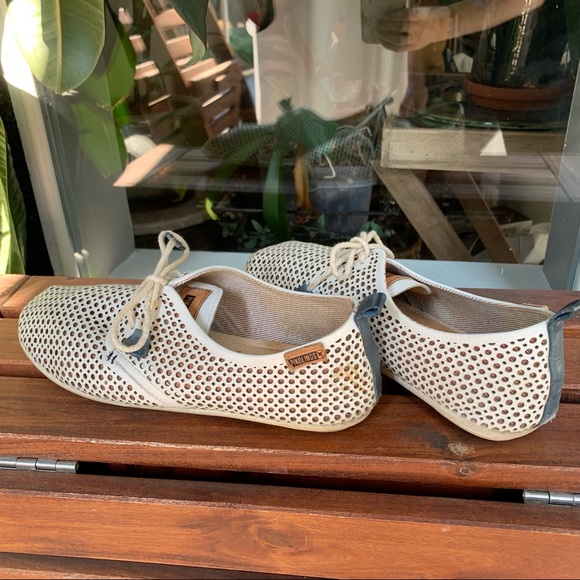 Pikolinos Womens Loafer’s Perforated Leather Comfort Shoes Size 38 - Picture 9 of 13